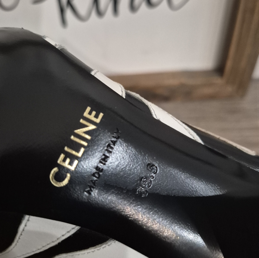 New Celine Zebra Pump Shoes Size.5.5 EU, 6 US, Authentic - Picture 9 of 9